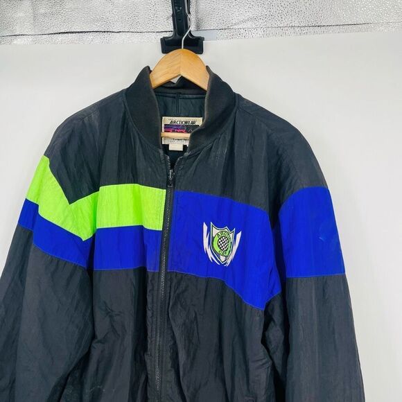 Arctic Cat Mens Black Conquer The World Full Zip Sno Pro Jacket Size X-Large - Picture 3 of 9